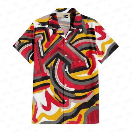 Discover Kansas City Chiefss Oil Painting Art Print Hawaiian, Gift For Friends