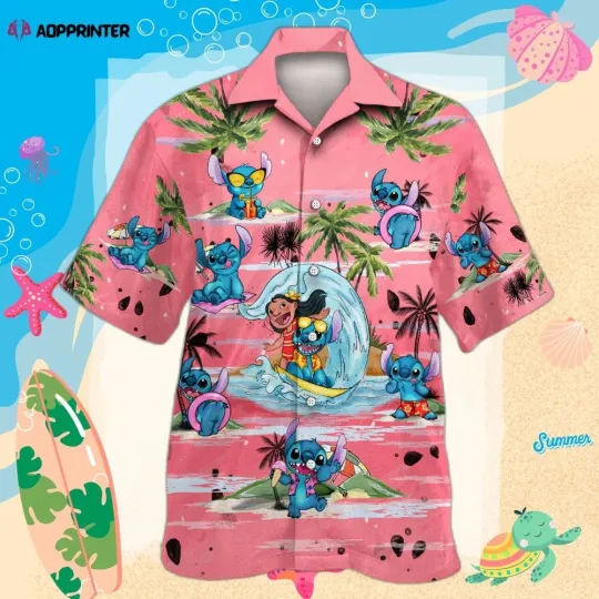 Discover Stitch 08 Hawaiian Shirt Summer Aloha Shirt For Men Wome