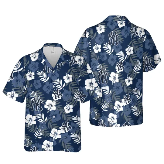 Discover New York Yankeess Hawaiian Shirt, Beach Shirt For Men, Yankees Casual Shirt