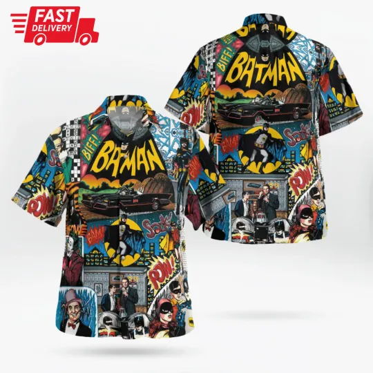 Batman Screen Collections Hawaiian Shirt
