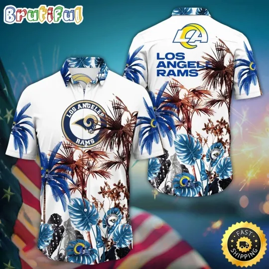 Discover Los Angeles Football Ramss Team Hawaiian Shirt Button Down Unisex