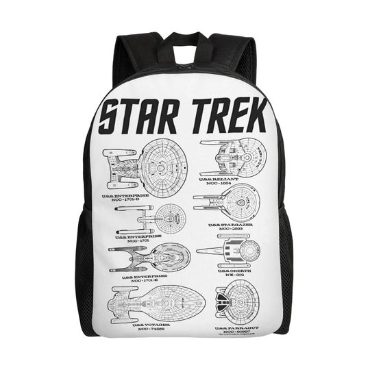 Discover Stars Treks Ships Of the Past Schematics Backpack