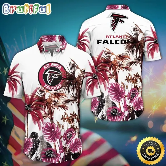 Discover Personalized Atlanta Football Falconss Team Hawaiian Shirt Button Down Unisex