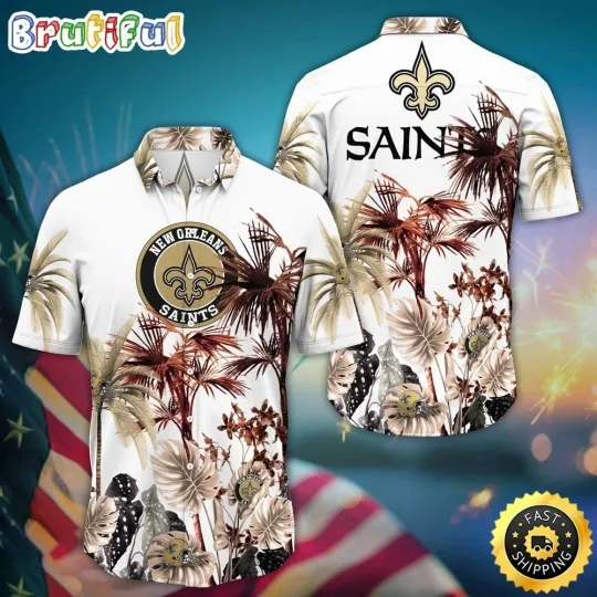 New Orleans Football Saintss Team Hawaiian Shirt Button Down Unisex