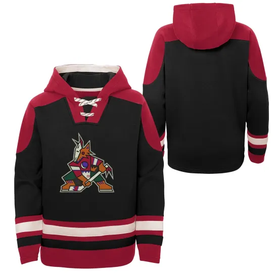 Discover Outerstuff NHL Youth Boys Arizonna Coyotes Lace Up Hoodie