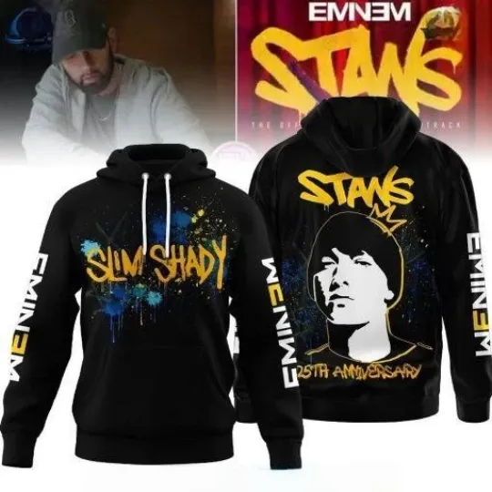 Discover Stan 25 Year Rap Icon Tribute Hoodie