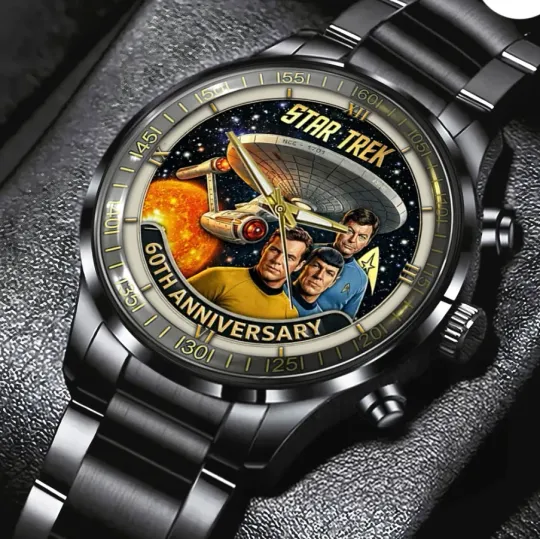 Discover startrek2020 Trek 60Th Anniversary 1966-2026 Black Stainless Steel Watch