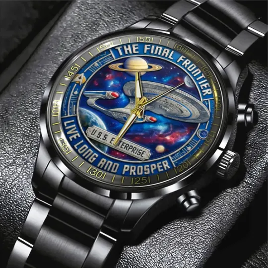 Discover startrek2020 60th Anniversary 2026 Black Stainless Steel Watch