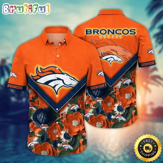 Discover football Denver Hawaiian Shirt Flower Summer Ready Shirt