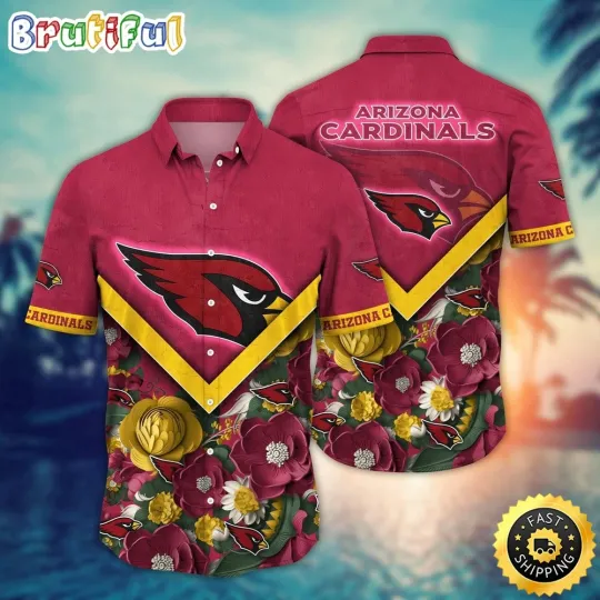 Discover football Arizonna Cardinalss Hawaiian Shirt Flower Summer Ready Shirt