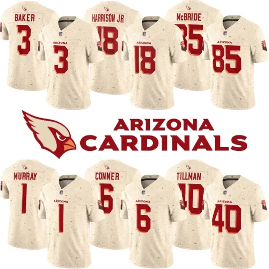 Discover Men's Cardinals Natural 2025 Rivalries Collection Game Player Football Jersey