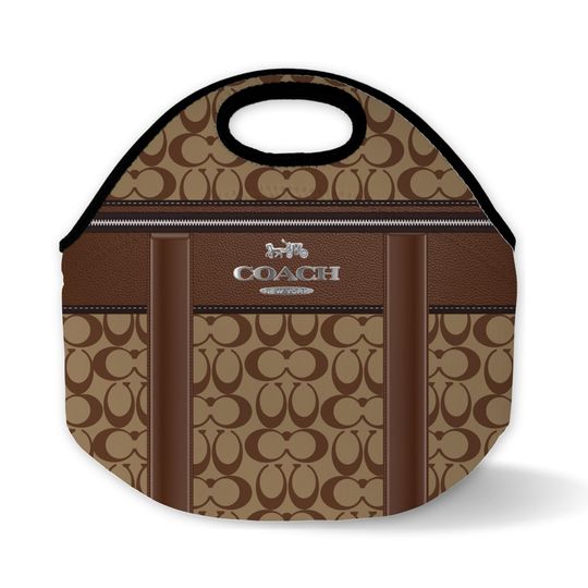 Discover Designed Lunch Tote: Black Trim, School or Work Bag