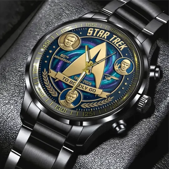 Discover startrek2020 60th Anniversary Black Stainless Steel Watch