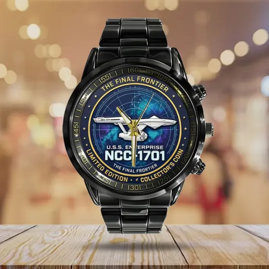 Discover startrek2020 60th Anniversary Black Stainless Steel Watch