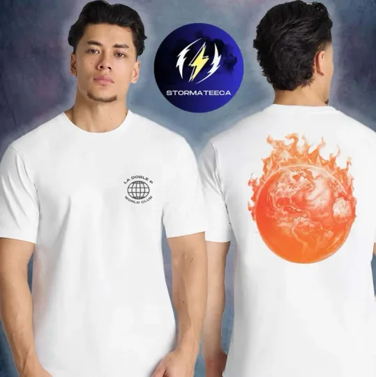 Discover Peso Pluma Merch Dinastia Tour 2026 World Club Two Sided T-Shirt