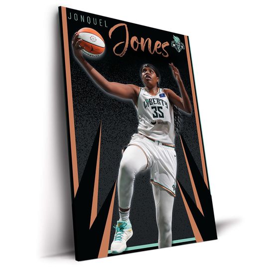 Discover Jonquel Jones New York Liberty WNBA Poster - Sports Wall Art