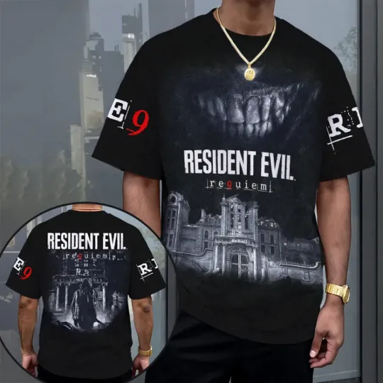Discover Resident Evil Requiem 3D Apparel Shirt