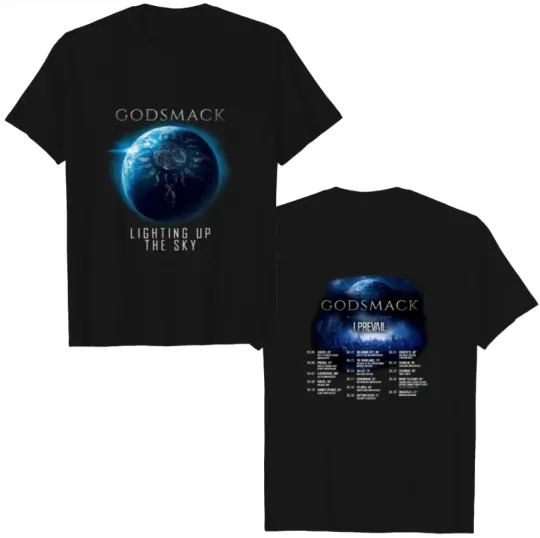 Godsmack & Staind 2023 Tour Double Sided T-Shirt - Heavyweight Men's Concert Tee