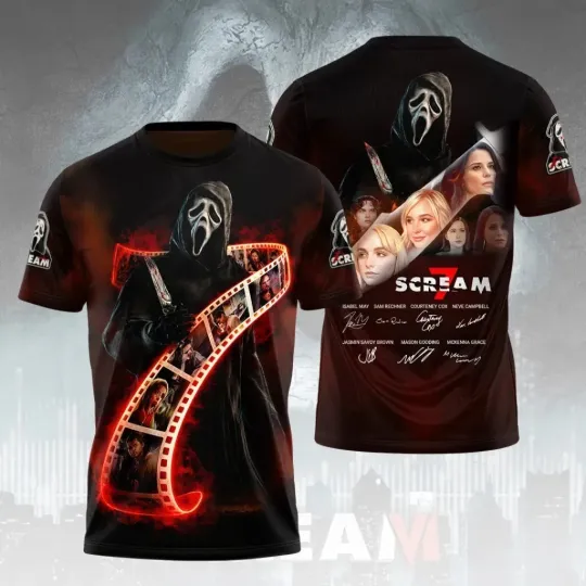 New!!! Scream 7 3D Shirt S-5XL M10