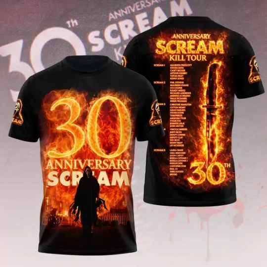 Scream 30th Anniversary 3D Shirt S-5XL M11