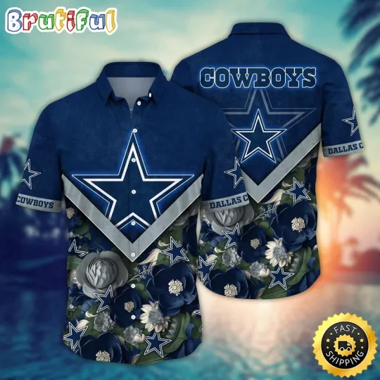 football Dallas Cowboys Hawaiian Shirt Flower Summer Ready Shirt