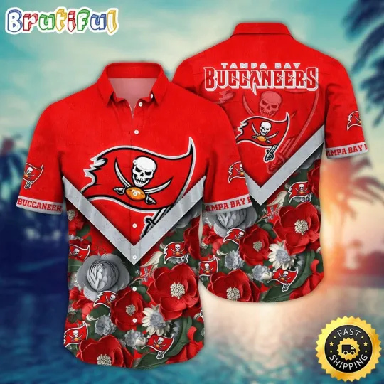 football Tampa Bay Buccaneers Hawaiian Shirt Flower Summer Ready Shirt