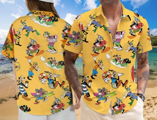 Discover Goofy Hawaiian Shirt, Disney Goofy Aloha Shirt, Disney Beach Shirt, Goofy Summer