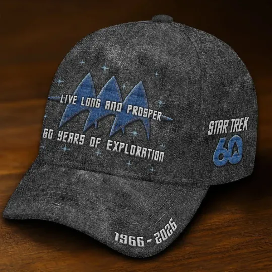 startrek2020 60th Anniversary Classic Prined Cap