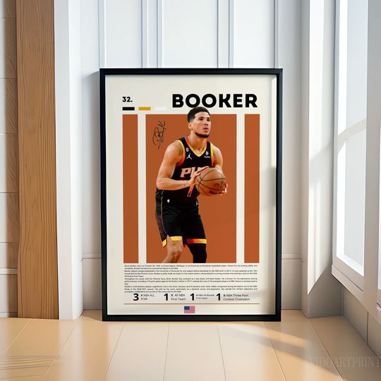 Discover Devin Booker Poster, Basketball Poster, Phoenix Suns Poster, Motivational Poster, Gym Decor, Fitness Poster, Man Cave Art, Gift For Him