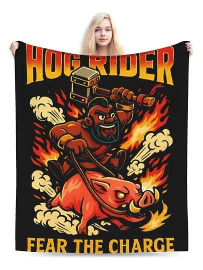 Discover Funny Game Style Fuzzy Flannel Blanket for Bed and Sofa