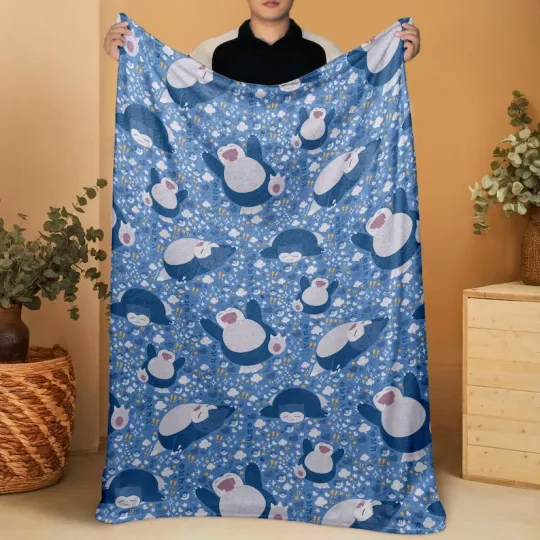 Discover SN Lax Flannel Blanket - Cozy Home & Bedroom Throw for Kids