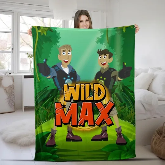 Discover Personalization Wild Kratts Fleece Blanket, Wild Kratts Blanket