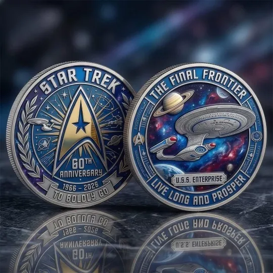 Discover startrek2020 60Th Anniversary Commemorative Coin 2026
