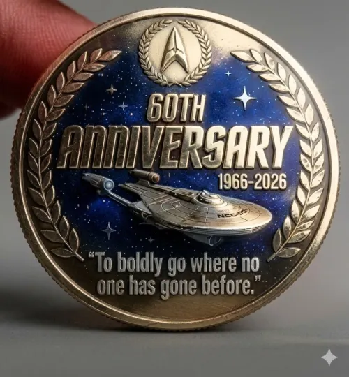 Discover startrek2020 60Th Anniversary Commemorative Coin