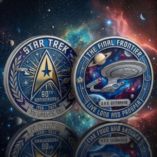 Discover startrek2020 60Th Anniversary Commemorative Coin