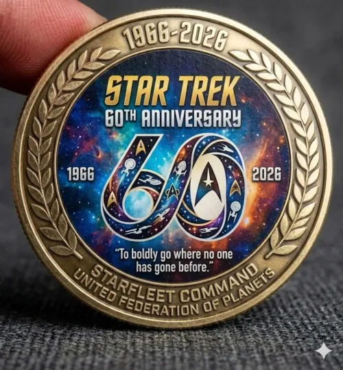 Discover startrek2020 60Th Anniversary Commemorative Coin