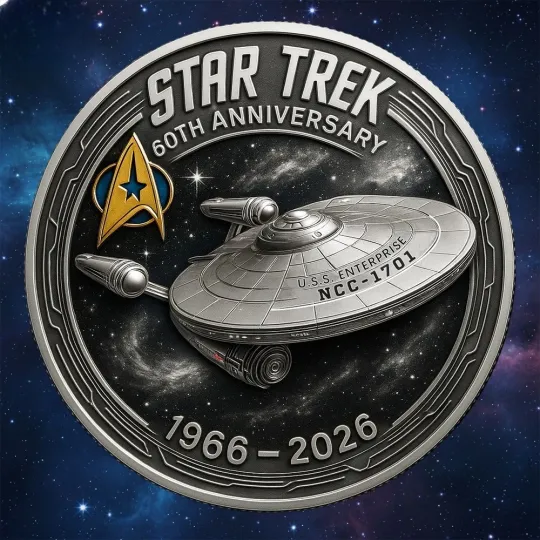 Discover startrek2020 60Th Anniversary Commemorative Coin
