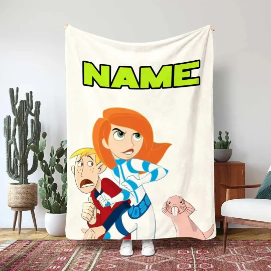 Disney Kim Possible Blanket Blanket Custom Gift For Fan, Kids