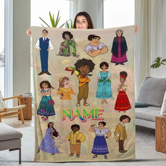 Personalized Encanto Fleece Blanket, Disneyland