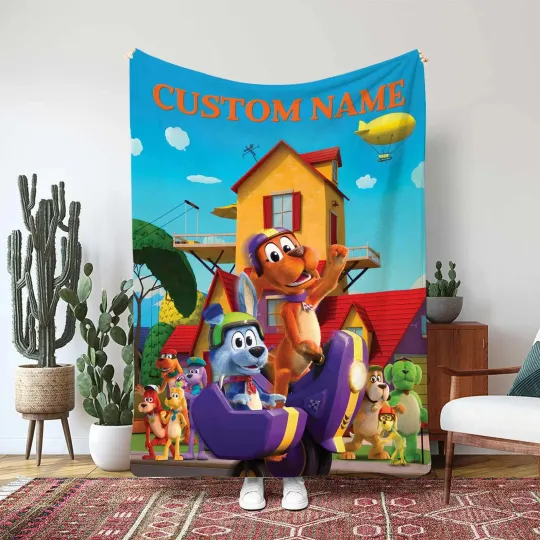 Discover Go Dog Go Throw Blanket Custom Gift For Fan, Kids