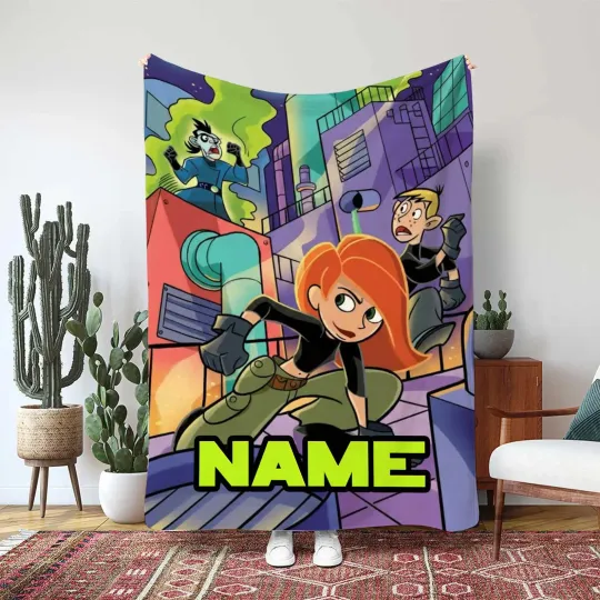 Disney Kim Possible Blanket Custom Gift For Fan, Kids V2