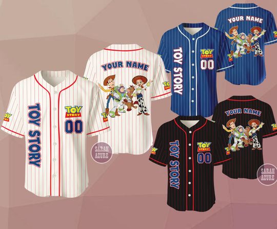 Discover Custom Toy Story Baseball Jersey, Woody Buzz Jessie Outfit