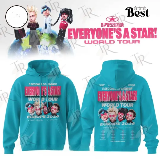 Discover 5 Seconds Of Summer World Tour 2026 Hoodie