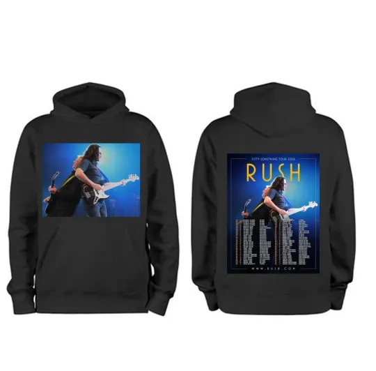 Discover Rush 2026 Fifty Something Tour Hoodie