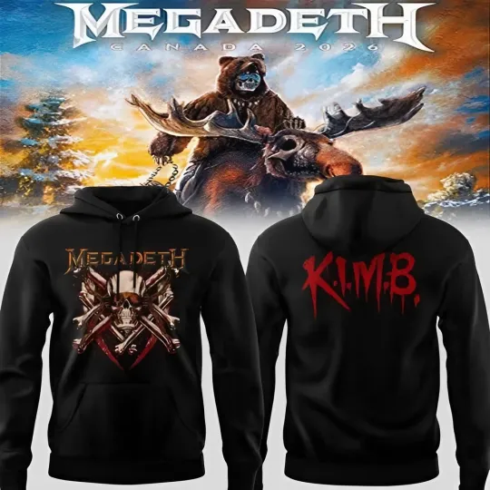 Megadeth Canada Tour 2026 Special Edition Hoodie