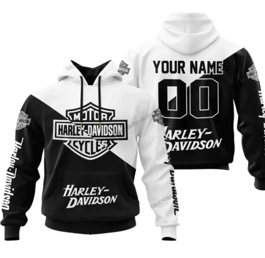 Discover Personalized Harley Racing Davidson 3D Hoodie , Unisex Adults S-5XL