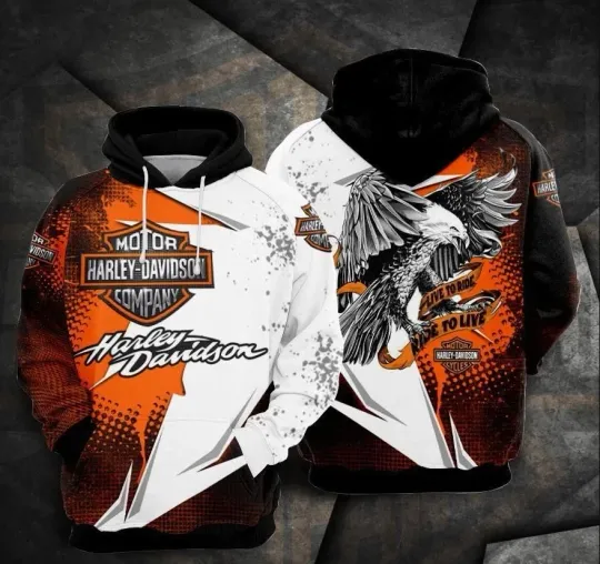 Discover Harley Racing Davidson 3D Hoodie, Unisex Adults S-5XL