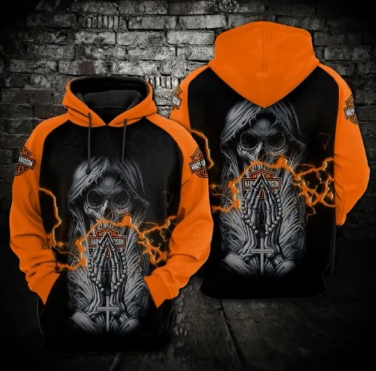 Discover Personalized Harley Racing Davidson 3D Hoodie, Unisex Adults S-5XL
