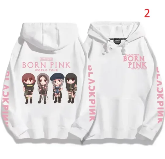 Discover Black pink Hoodie, Kpop Born Pink 3D Hoodie 1