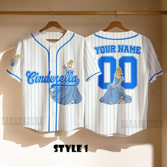 Discover Custom Princess Cinde Baseball Jersey, Cinde Vacation Matching Outfit